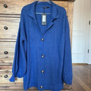 Nasty gal oversized sweater dress/ cardigan